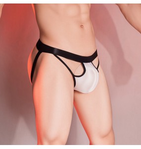 Feeetmoi - Men's Hollow-Out Buttocks Underwear (White)